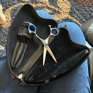 Right handed non swivel stainless 5.5 professional plus SHARK FINN SHEAR